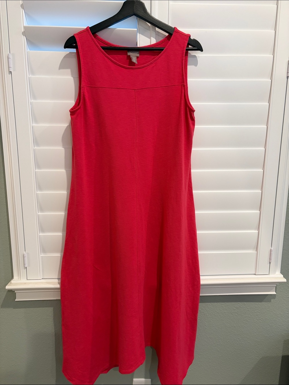 Chico's Sleeveless Hot Pink Maxi Dress